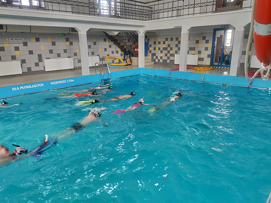 Hokej pod wodą Walenie Siemianowice Śląskie Trening 18 III 2023